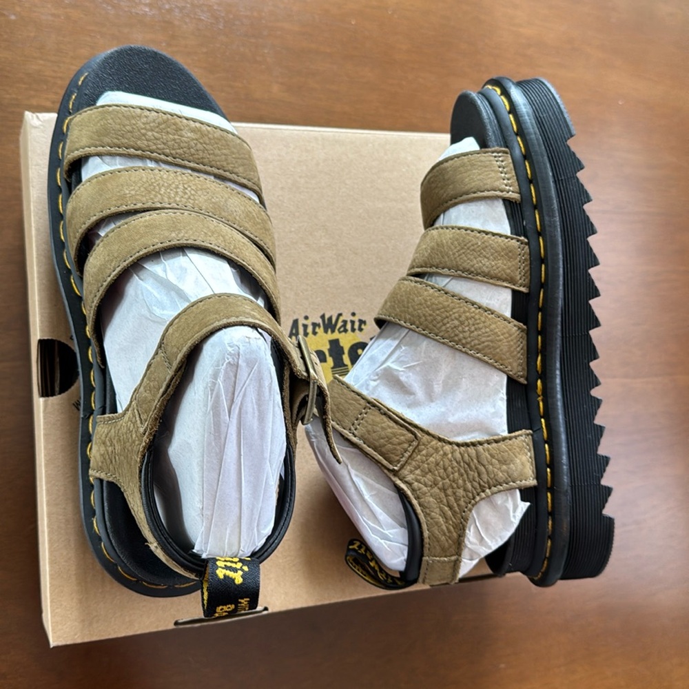 Dr. Martens Blaire Tumbled Nubuck Sandals